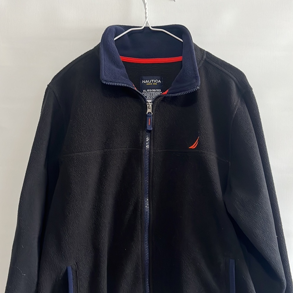 NAUTICA teens black sweatshirt size XL